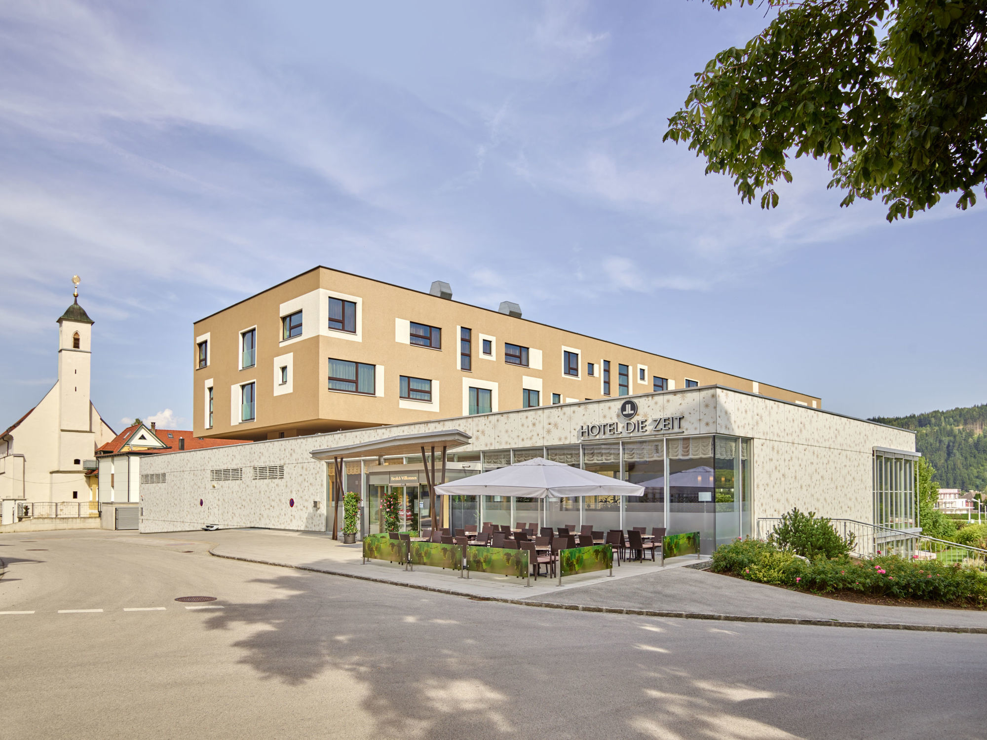 Hotel Die Zeit Санкт Файт ан дер Глан Екстериор снимка